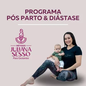 Imagem de capa para o Curso online Programa Pós Parto & Diástase | Método Juliana Sesso