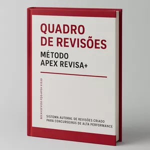 Imagem de capa para o Ebook Quadro de revisões - Apex Revisa+