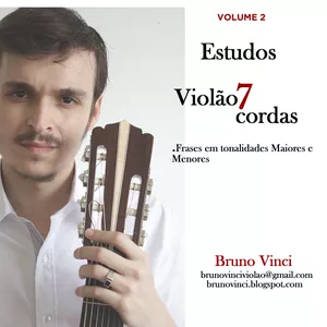Imagem de capa para o Curso online Estudos para Violão 7 cordas (Vol.2) -  Studies for 7-String Guitar (vol.2)
