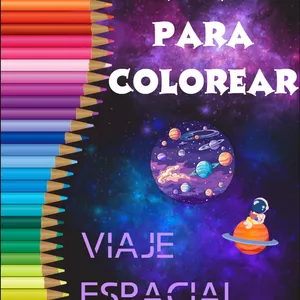 Imagen de portada para Curso online Explorando el Espacio: Libro de Colorear para Niños