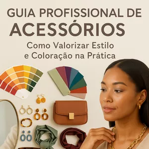 Imagem de capa para o Ebook E-book Guia Profissional de Acessórios: Como Valorizar Estilo e Coloração na Prática