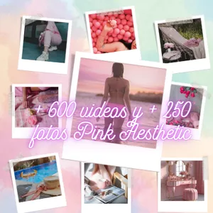 Imagen de portada para Ebook Paquete reels + 600 videos y + 250 fotos Pink Aesthetic