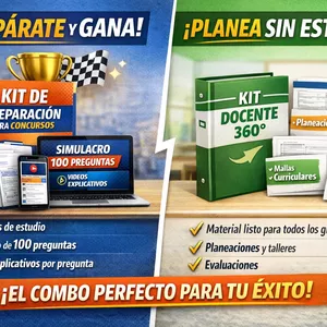 Imagen de portada para Ebook Kit Docente PRO: Clases listas + Concurso aprobado