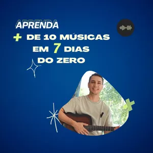 Imagem de capa para o Curso online Aprenda Mais de 10 Músicas em 7 Dias