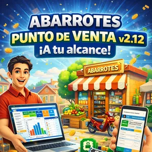 Imagen de portada para Ebook 🛒 ABARROTES PUNTO DE VENTA v2.12 – ¡A tu alcance! 🛒