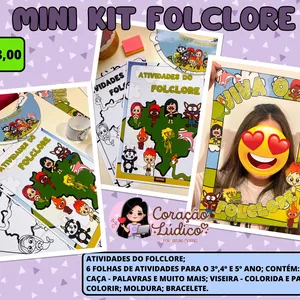 Imagem de capa para o Ebook 🐬Mini Kit Folclore 