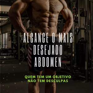 Imagem de capa para o Ebook Fit abdômen: 5 exercícios para secar e definir seu abdômen