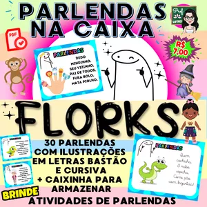 Imagem de capa para o Ebook PARLENDAS NA CAIXA FLORKS