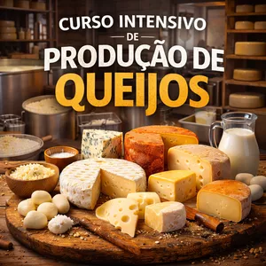 Imagem do curso CURSO INTENSIVO DE PRODUÇÃO DE QUEIJOS