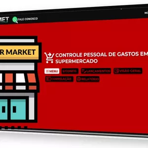 Imagem de capa para o Curso online Planilha Controle Pessoal de Gastos em Supermercado