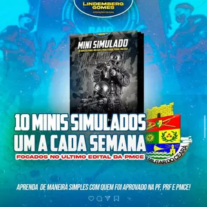 Imagem de capa para o Ebook Minisimulados para a PM CE