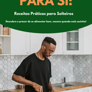 Imagem de capa para o Ebook Cozinhando Pra Si : Receitas Práticas para Solteiros