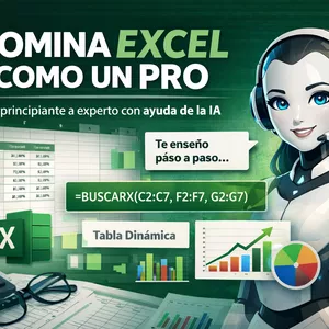 Imagen de portada para Ebook Curso Completo para Mejorar tus Habilidades en Microsoft Excel