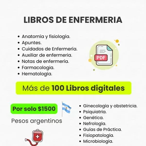 Imagen de portada para Ebook 100 libros de enfermería