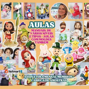 Imagem de capa para o Curso online Aulas de Biscuit com Ester Paixão – Membros &amp; Fábrica de Amostras