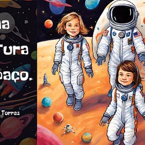 Imagem de capa para o Ebook Uma aventura no espaço