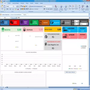Imagem de capa para o Ebook Planilha Excel de Controle Financeiro 9.1 Limpa