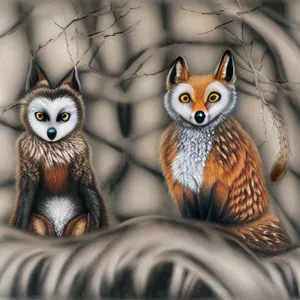 Imagem de capa para o Ebook A Raposa e a Coruja