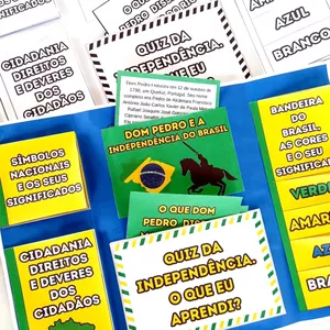 Imagem de capa para o Ebook LAPBOOK DIA DA INDEPENDÊNCIA DO BRASIL.