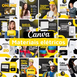 Imagem de capa para o Curso online CANVA MATERIAIS ELÉTRICOS