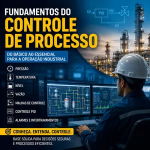Imagem do curso Fundamentos do Controle de Processo Industrial