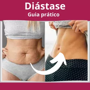 Imagem de capa para o Ebook Diástase abdominal - Guia de exercícios