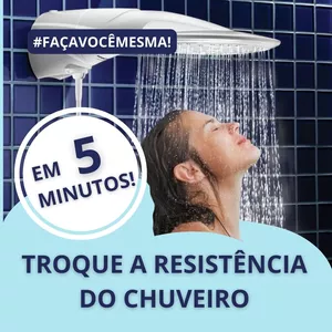 Imagem de capa para o Ebook Como trocar resistência de chuveiro em 5 minutos