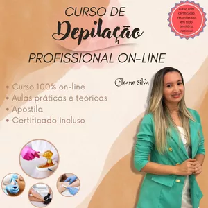 Imagem do curso Curso de D’epilação profissional Cleane Silva.