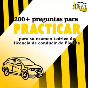 Imagen de portada para Curso online 200+ PREGUNTAS PARA PRACTICAR PARA LA LICENCIA DE CONDUCIR DE FLORIDA