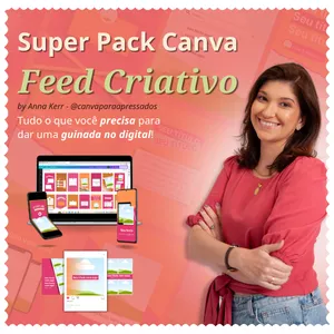Imagem de capa para o Curso online Superpack Canva Feed Criativo