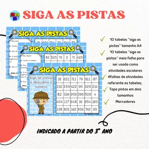 Imagem de capa para o Ebook SIGA AS PISTAS