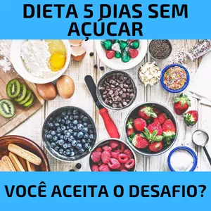 Imagem de capa para o Ebook Dieta 5 Dias Sem Açúcar