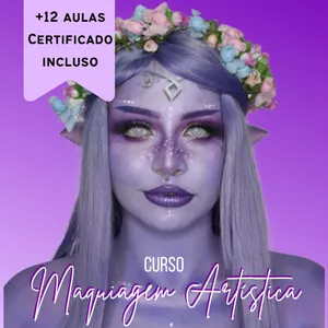 Imagem de capa para o Curso online Curso de Maquiagem Artística