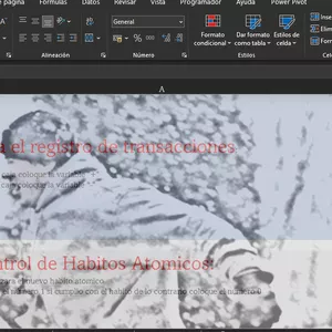 Imagen de portada para Ebook PLANTILLA DE EXCEL DE CONTROL DE FINANZAS PERSONALES Y CONTROL DE HABITOS ATOMICOS