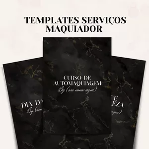 Imagem de capa para o Ebook Template dark tamanho A4