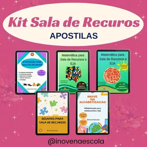 Imagem de Kit Sala de Recursos - Apostilas criado por Inove na Escola na hotmart