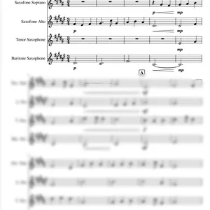 Imagem de capa para o Ebook Experienced many batles quartet saxophone- NARUTO