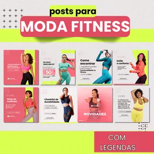 Imagem de capa para o Curso online Pack Moda Fitness