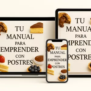Imagen de portada para Curso online Tu Manual para Emprender con Postres.