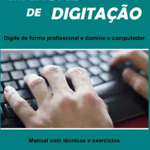 Imagem de capa para o Ebook Manual de Digitação - Domine seu computador