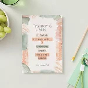Imagen de portada para Ebook Transforma tu vida: Un Diario de Autodescubrimiento y Crecimiento Personal Para el éxito y plenitud