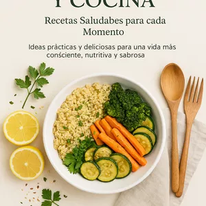 Imagen de portada para Ebook Cocina Fácil y Saludable: 7 Recetas para Comer Rico y Cuidarte Cada Día