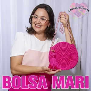 Imagem de capa para o Curso online ADORÁVEL CROCHÊ - BOLSA MARI