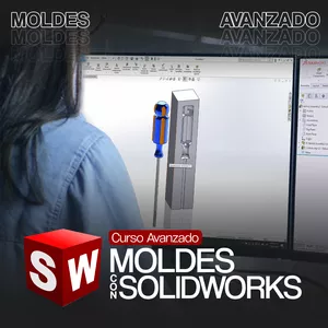 Imagen de portada para Curso online Curso Avanzado de Moldes en SolidWorks