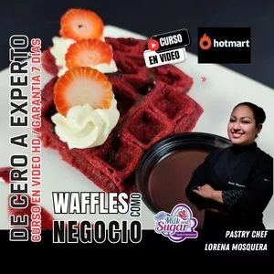 Imagen de portada para Curso online WAFFLES COMO NEGOCIO