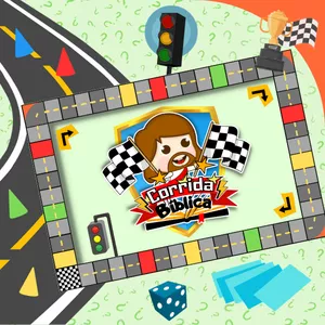 Imagem de capa para o Ebook Jogo de Tabuleiro: CORRIDA BÍBLICA