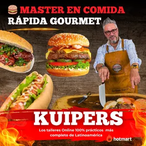 Imagen de portada para Curso online MASTER EN COMIDA RÁPIDA GOURMET