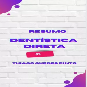 Imagem de capa para o Ebook Resumo GPO de Dentística Direta