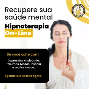 Imagem de capa para o Serviço online Sessão de Hipnoterapia On-Line
