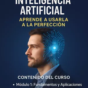 Imagen de portada para Curso online DOMINA LA IA Y USALA A TU FAVOR – El Curso que Cambia tu Forma de Pensar y Ganar Dinero con Inteligencia Artificial